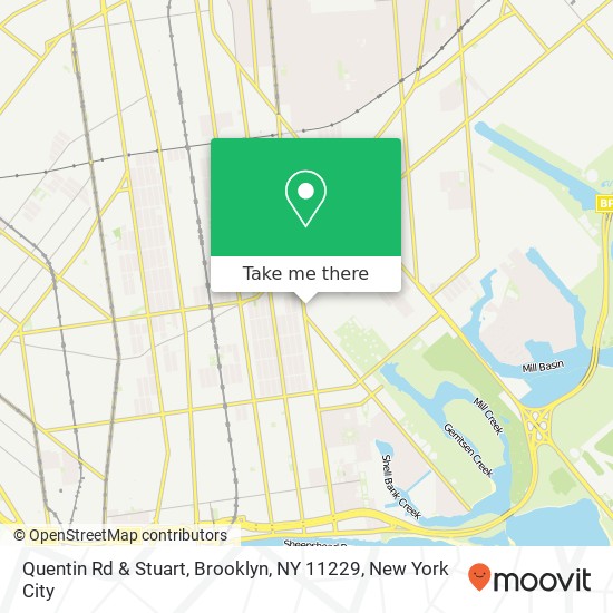 Quentin Rd & Stuart, Brooklyn, NY 11229 map