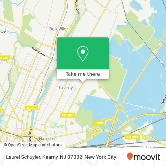Laurel Schuyler, Kearny, NJ 07032 map