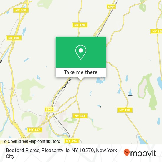 Mapa de Bedford Pierce, Pleasantville, NY 10570