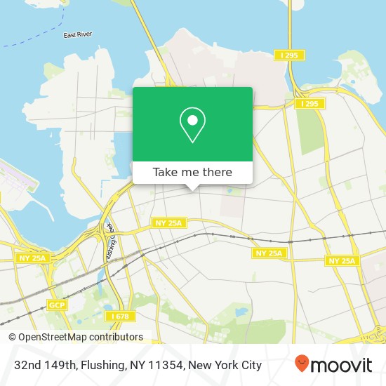 Mapa de 32nd 149th, Flushing, NY 11354