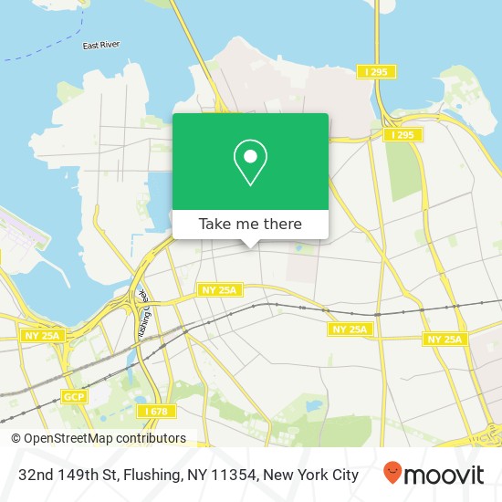 32nd 149th St, Flushing, NY 11354 map