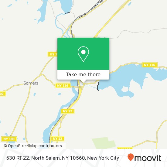 Mapa de 530 RT-22, North Salem, NY 10560