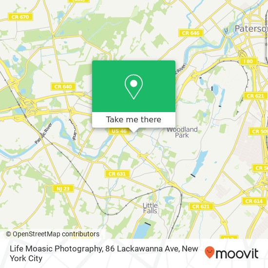 Mapa de Life Moasic Photography, 86 Lackawanna Ave