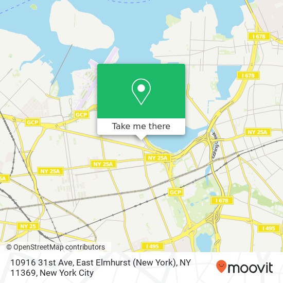 10916 31st Ave, East Elmhurst (New York), NY 11369 map