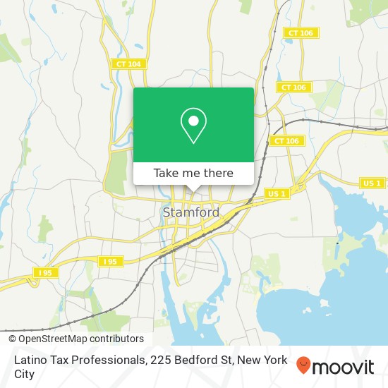 Mapa de Latino Tax Professionals, 225 Bedford St