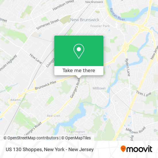 Mapa de US 130 Shoppes