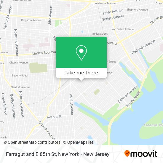 Mapa de Farragut and E 85th St