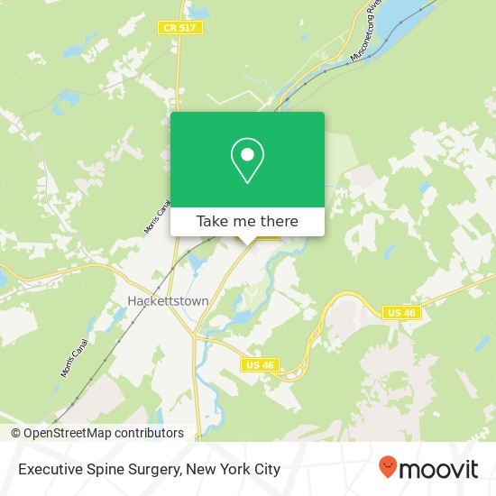 Mapa de Executive Spine Surgery, 657 Willow Grove St