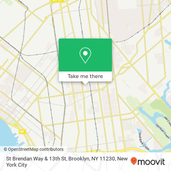 St Brendan Way & 13th St, Brooklyn, NY 11230 map