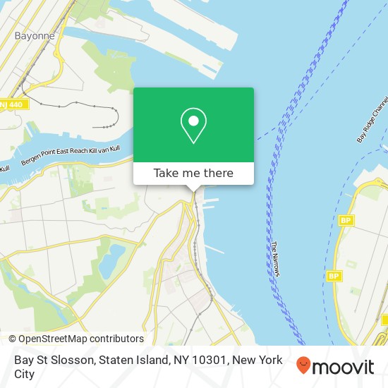 Bay St Slosson, Staten Island, NY 10301 map