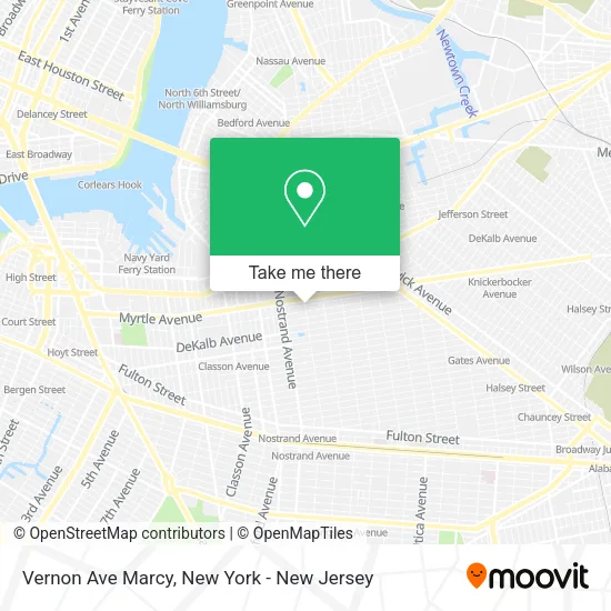 Vernon Ave Marcy map