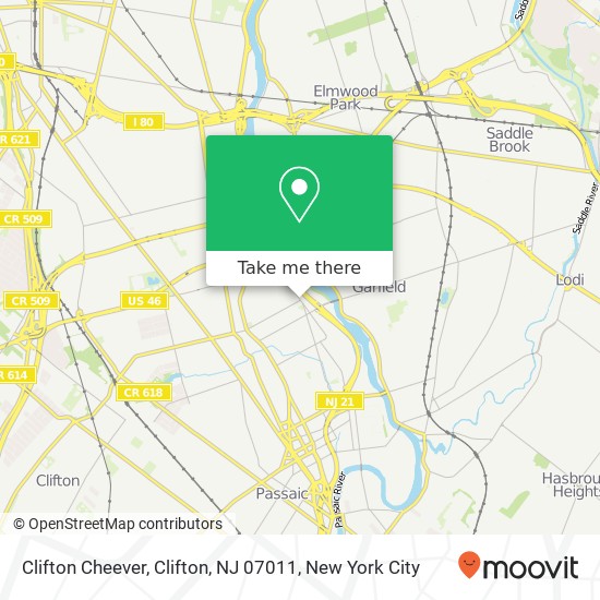 Clifton Cheever, Clifton, NJ 07011 map