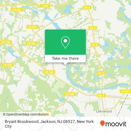 Bryant Brookwood, Jackson, NJ 08527 map