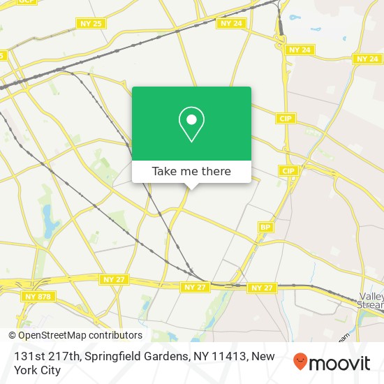 131st 217th, Springfield Gardens, NY 11413 map