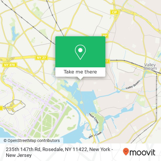 Mapa de 235th 147th Rd, Rosedale, NY 11422
