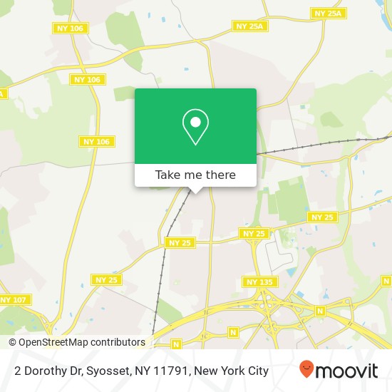 Mapa de 2 Dorothy Dr, Syosset, NY 11791