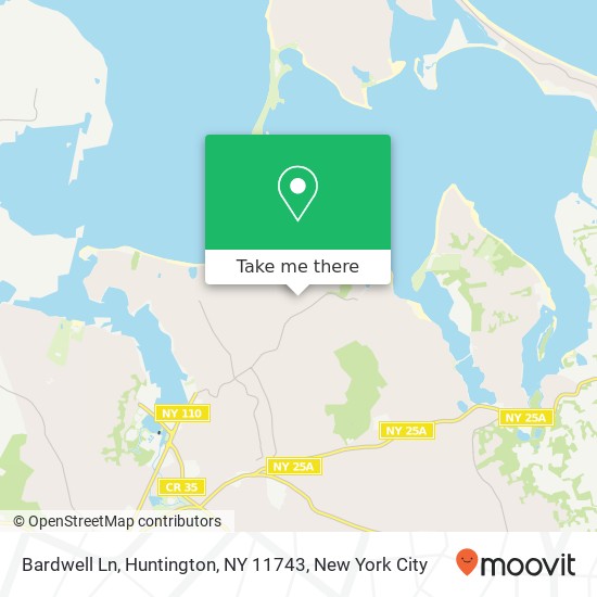 Bardwell Ln, Huntington, NY 11743 map