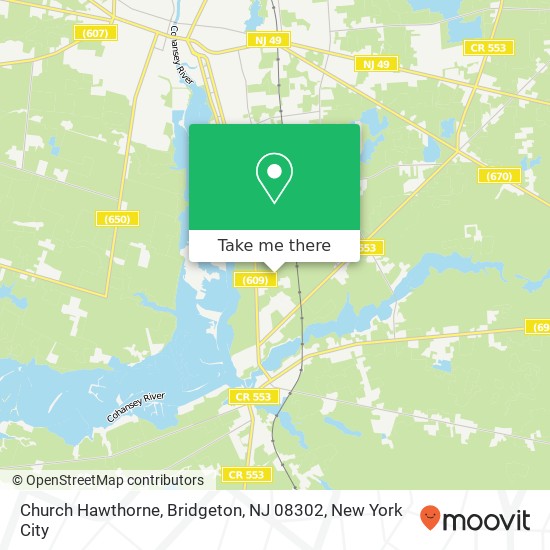 Church Hawthorne, Bridgeton, NJ 08302 map