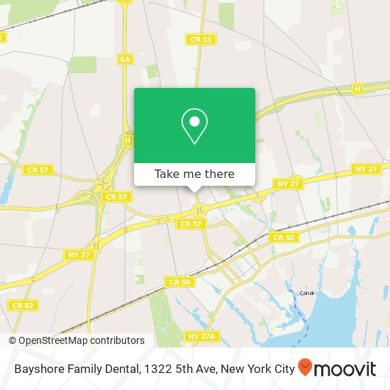 Bayshore Family Dental, 1322 5th Ave map