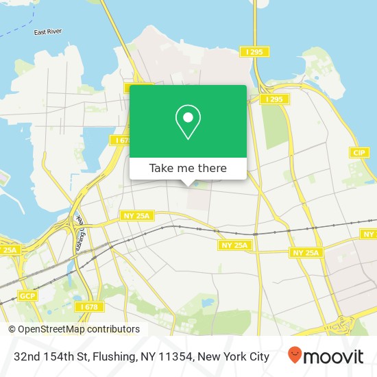 Mapa de 32nd 154th St, Flushing, NY 11354