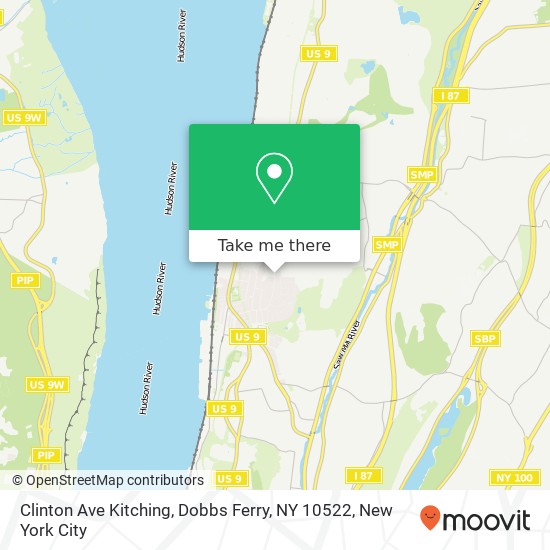 Mapa de Clinton Ave Kitching, Dobbs Ferry, NY 10522