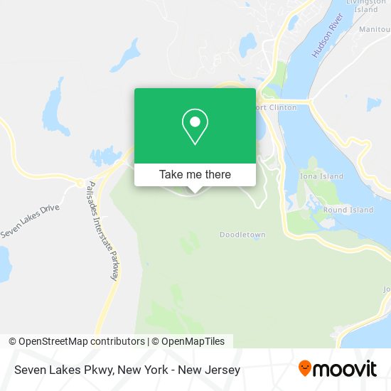 Mapa de Seven Lakes Pkwy, Highland Falls (Stony Point), NY 10928