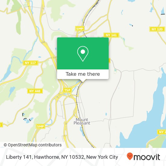 Mapa de Liberty 141, Hawthorne, NY 10532