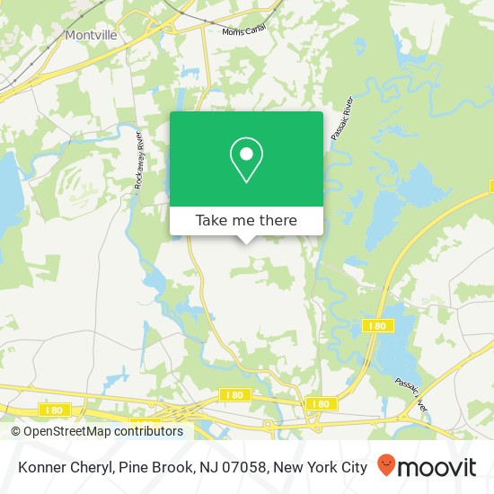 Konner Cheryl, Pine Brook, NJ 07058 map