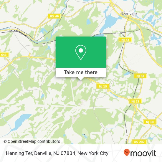 Henning Ter, Denville, NJ 07834 map