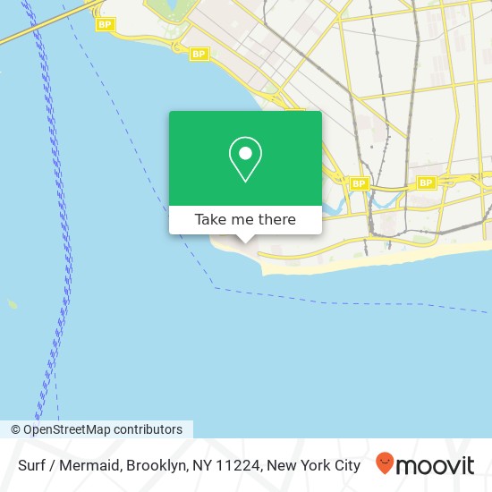 Surf / Mermaid, Brooklyn, NY 11224 map