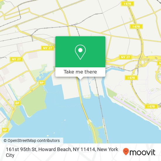 Mapa de 161st 95th St, Howard Beach, NY 11414