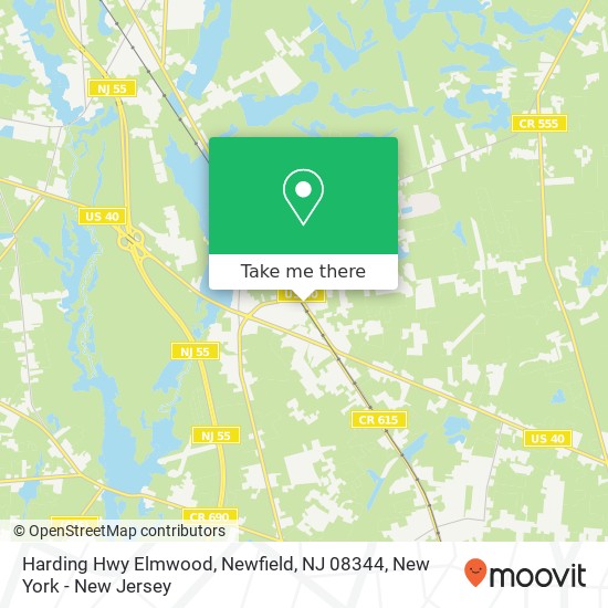 Harding Hwy Elmwood, Newfield, NJ 08344 map