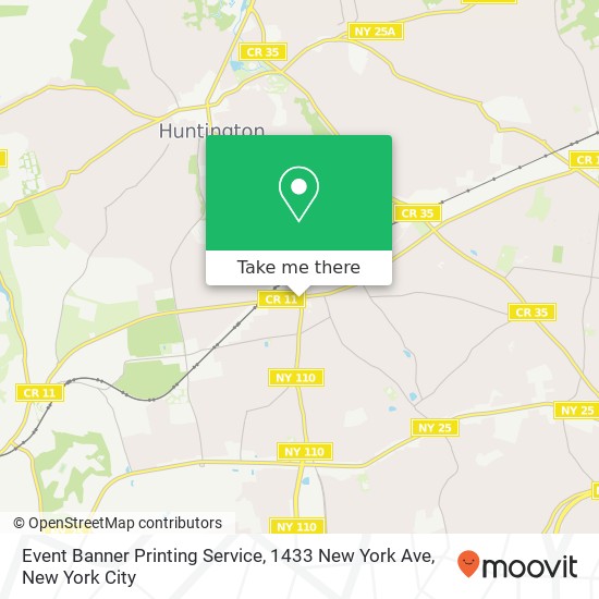 Mapa de Event Banner Printing Service, 1433 New York Ave