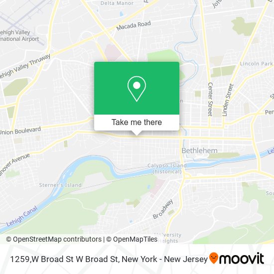 Mapa de 1259,W Broad St W Broad St