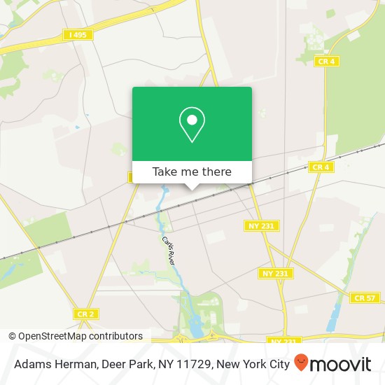 Adams Herman, Deer Park, NY 11729 map