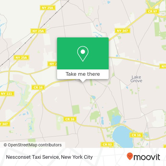 Mapa de Nesconset Taxi Service