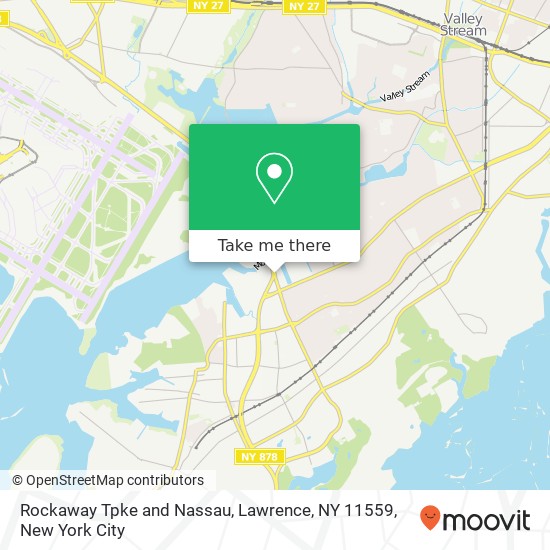 Rockaway Tpke and Nassau, Lawrence, NY 11559 map