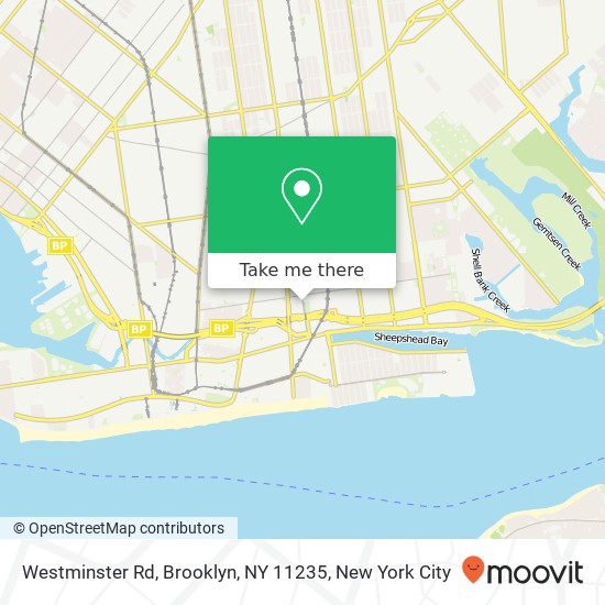 Mapa de Westminster Rd, Brooklyn, NY 11235
