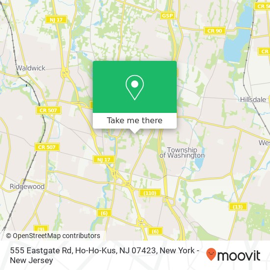 555 Eastgate Rd, Ho-Ho-Kus, NJ 07423 map