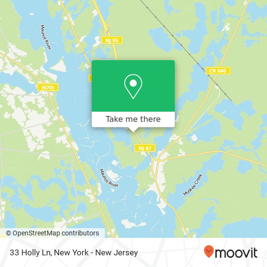 33 Holly Ln, Millville, NJ 08332 map