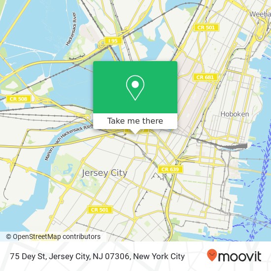 75 Dey St, Jersey City, NJ 07306 map