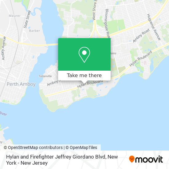 Mapa de Hylan and Firefighter Jeffrey Giordano Blvd