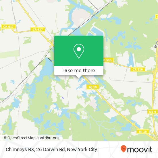Chimneys RX, 26 Darwin Rd map