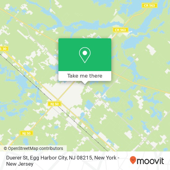 Duerer St, Egg Harbor City, NJ 08215 map