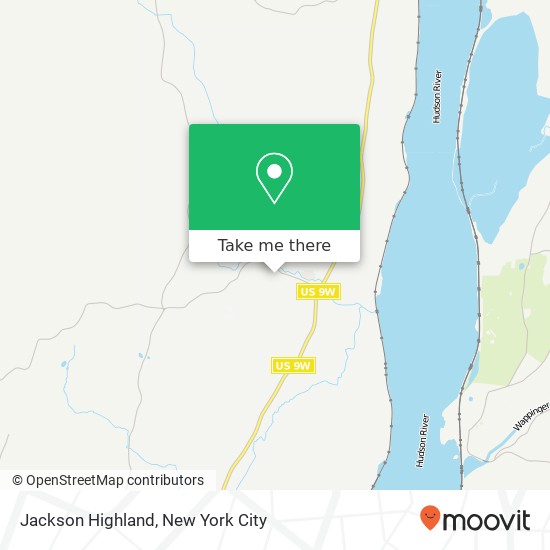 Mapa de Jackson Highland, Marlboro, NY 12542