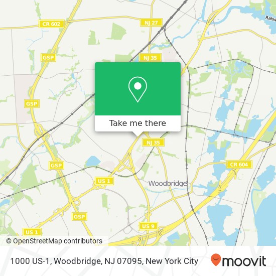 1000 US-1, Woodbridge, NJ 07095 map