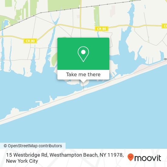 15 Westbridge Rd, Westhampton Beach, NY 11978 map