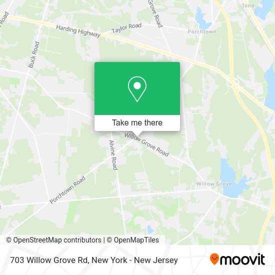 Mapa de 703 Willow Grove Rd, Elmer, NJ 08318