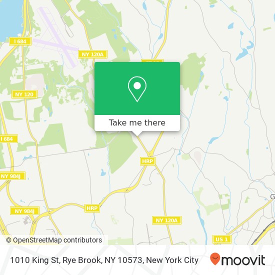 Mapa de 1010 King St, Rye Brook, NY 10573