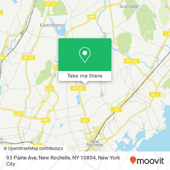 93 Paine Ave, New Rochelle, NY 10804 map